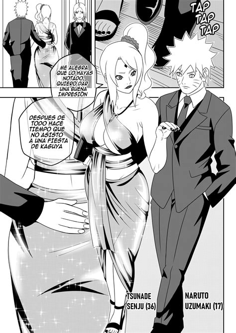 Tsunade liderando una fiesta de chicas