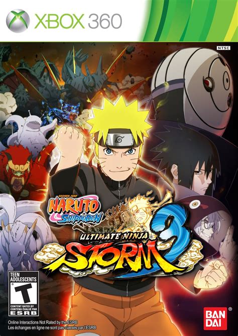 Ilustración de Naruto y Sasuke en Naruto Shippuden: Ultimate Ninja Storm 3 Full Burst
