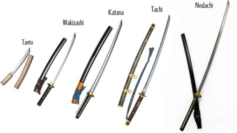 Variedad de katanas de Bleach en miniatura