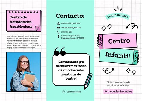 Un folleto de clases