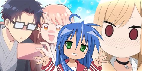 Chica anime junto a un chico otaku