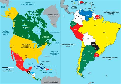 Mapa del Continente Cardea con sus reinos