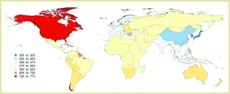 Mapa mostrando la prevalencia de la misofonía en Europa
