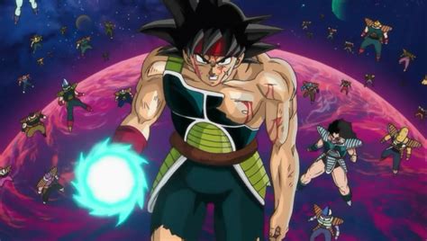 Bardock lanzando su ataque final contra Freezer