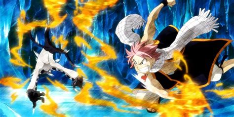 Natsu luchando contra Vulcan