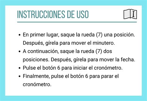 Instrucciones de uso de un kit de decoloración