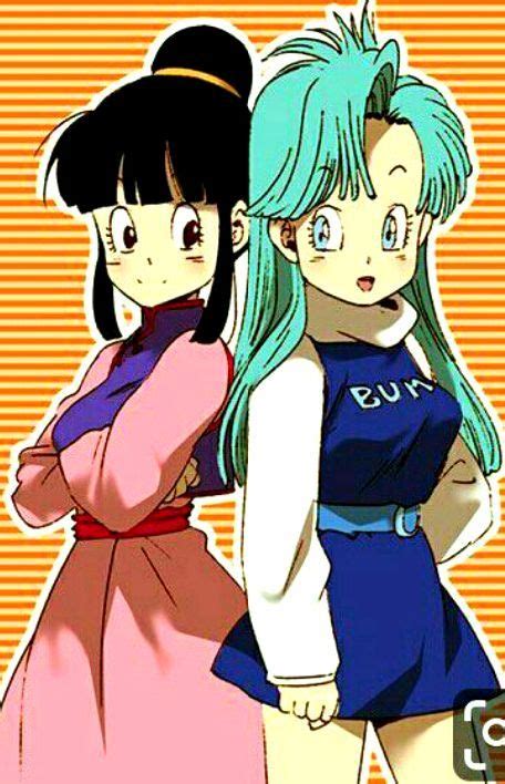 Ilustración de Bulma, Milk y Videl