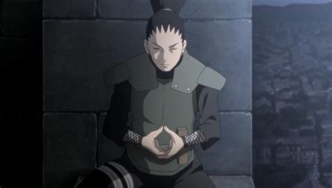 Ilustración de Shikamaru Nara pensando