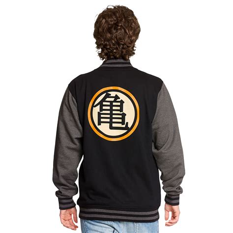 Chaqueta bomber oficial de Dragon Ball Z con el símbolo Kame