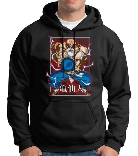 Sudadera con capucha estilo caligrama de Maestro Roshi (Kame Sennin)
