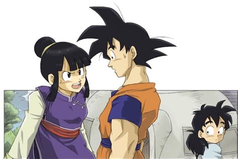 Chichi regañando a Goku