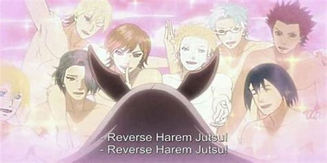 Naruto Uzumaki realizando el Jutsu Harem