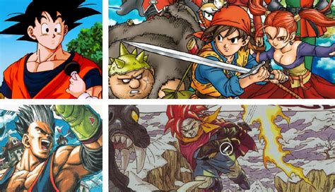 Personajes de Dragon Quest diseñados por Akira Toriyama