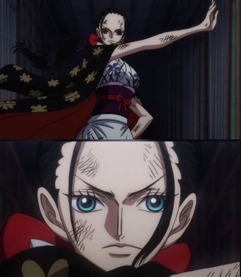 Nico Robin intentando integrarse con los Sombrero de Paja