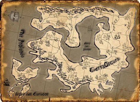Mapa de la Cueva Pirata y sus alrededores