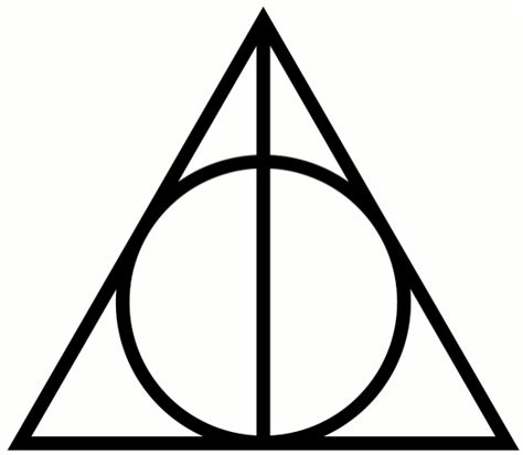 Cicatriz de Harry Potter y Símbolo de las Reliquias de la Muerte