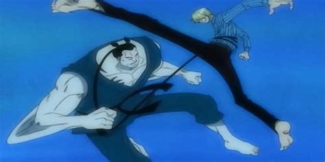 Sanji vs Kuroobi en Arlong Park