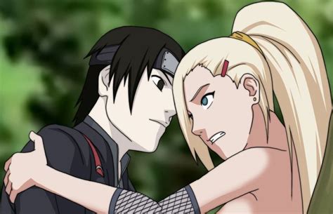 Ilustración de Gaara e Ino en un entorno de Suna