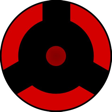 Ilustración del Mangekyō Sharingan de Izuna Uchiha