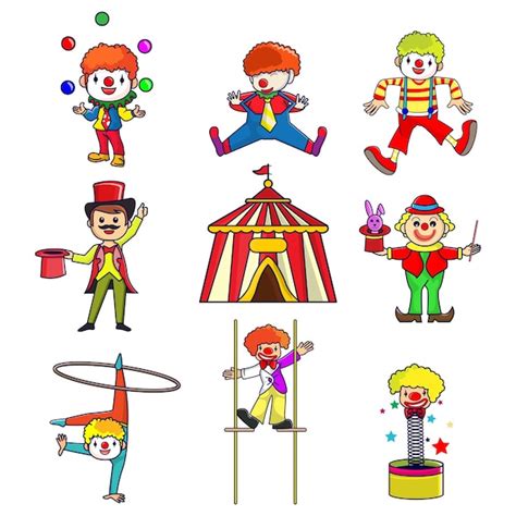 Diseño de Vermoud como payaso de circo
