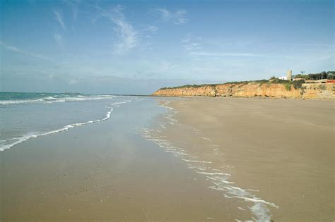 Paisaje de la playa de La Barrosa en Chiclana de la Frontera