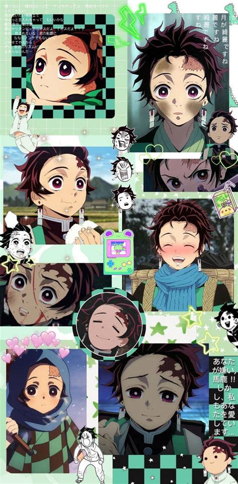 Collage de merchandising de Tanjiro Kamado