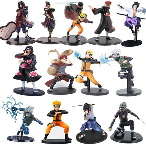 Detalle de las figuras de Naruto Shippuden