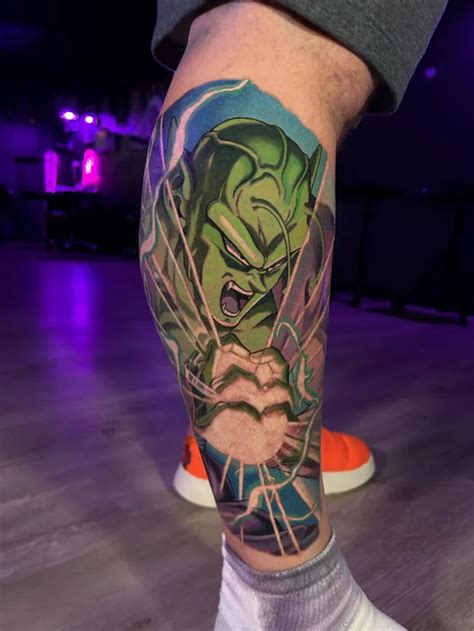 Tatuaje de Piccolo con el símbolo Kanji