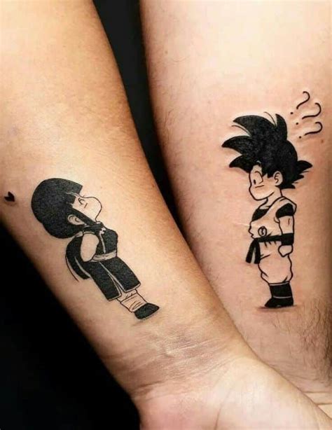 Ejemplos de tatuajes de Dragon Ball para parejas