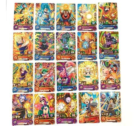 Ilustración de varias cartas de Dragon Ball