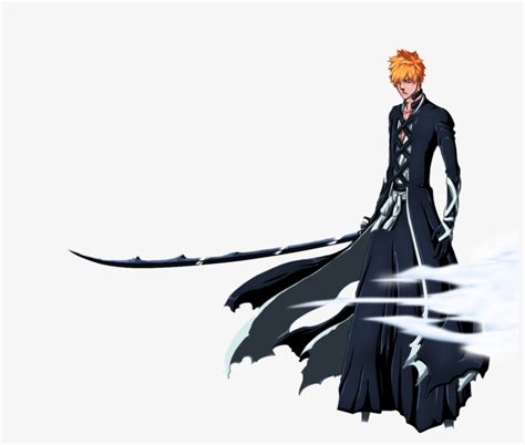 Ichigo Kurosaki en su forma Fullbring + Bankai