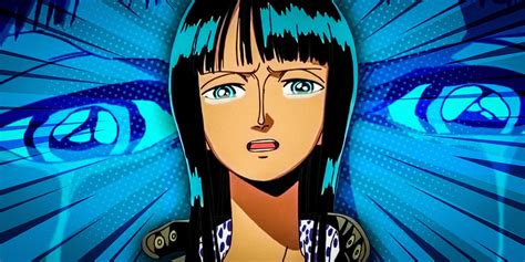 Nico Robin escapando de la destrucción de Ohara