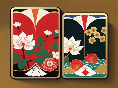 Cartas Hanafuda tradicionales japonesas