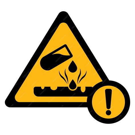 Símbolo de advertencia de peligro químico