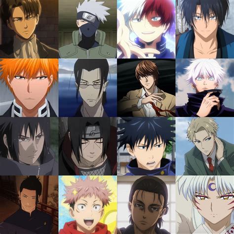 Personajes masculinos populares de anime