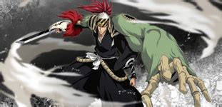Renji Abarai con su Zanpakutō Zabimaru