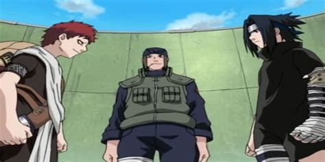 Sasuke vs Gaara en los Exámenes Chunin