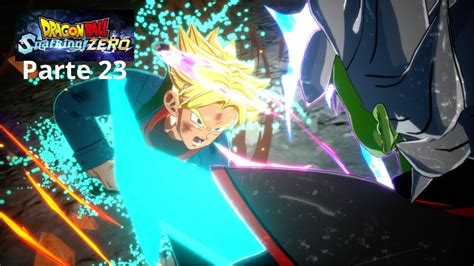 Trunks en una intensa batalla contra Zamas