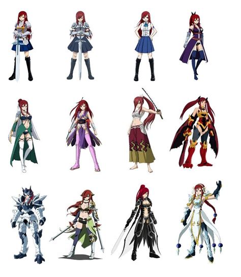 Colección de armaduras de Erza