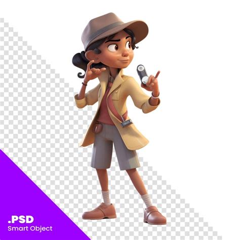 Ilustración de Kagura con atuendo revelador