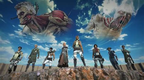 Captura de pantalla del tráiler de Attack on Titan PS4
