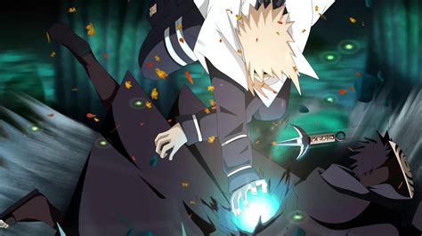 Jiraiya entrenando a Minato Namikaze