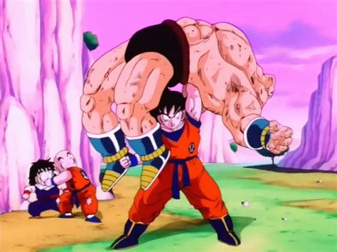 Krilin vs Nappa