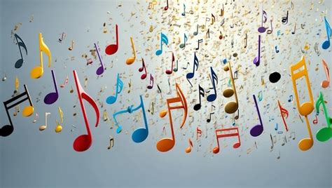 Ilustración de Goku con notas musicales flotando a su alrededor