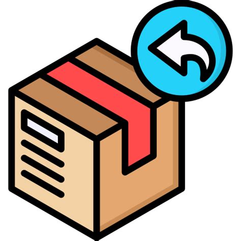 Icono de envío y devolución