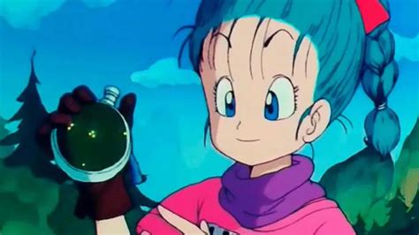 Bulma joven buscando las esferas del dragón
