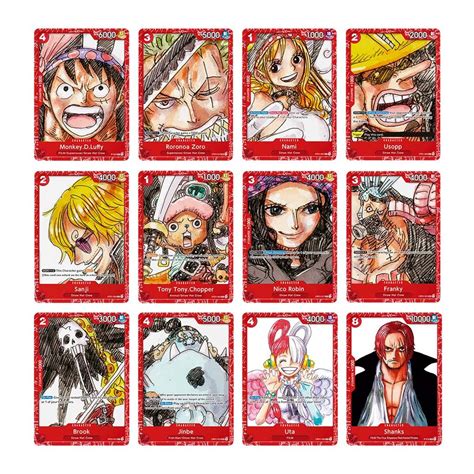 Ilustración de cartas del One Piece Trading Card Game