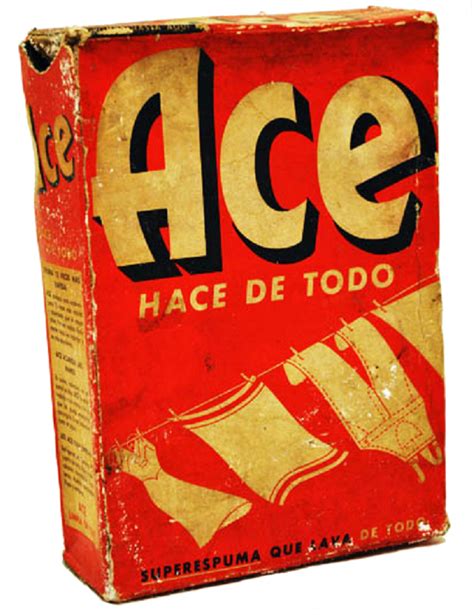 Publicidad antigua de Ace lejía