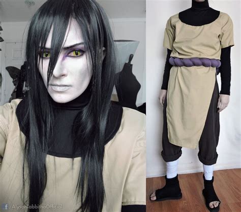 Símbolos de Orochimaru en el cosplay