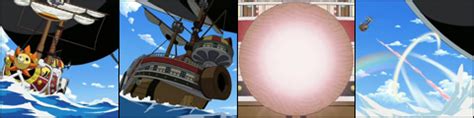 El Thousand Sunny utilizando el Coup de Burst
